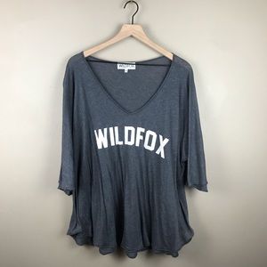 WILDFOX COUTURE ||  Drapey V-neck Tee